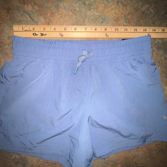 DSG Girls Mid Rise Relaxed Fit Shorts XL Light Blue - Picture 3 of 9